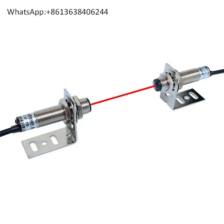 

Through-beam Switching transducer M12 long distance La-ser Optical proximity sensor NPN NO 20m photoelectric switch sensor