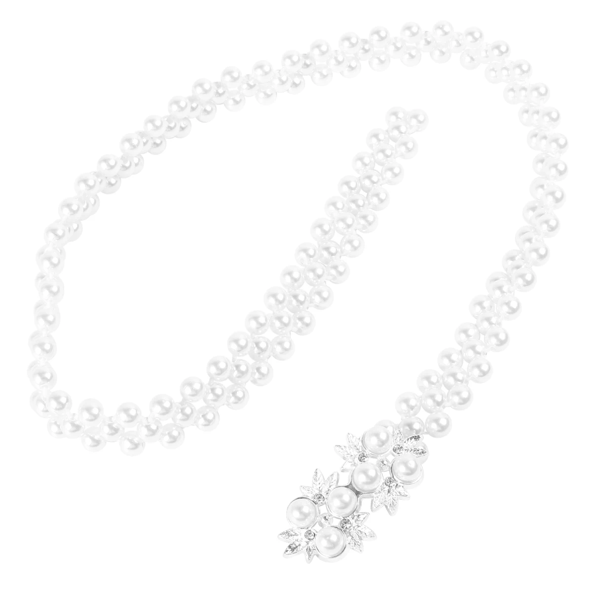 

Pearl Waist Chain Rhinestone Women Belts Lightweight Durable Fashionable Beach Dance Jewelry Accessories
