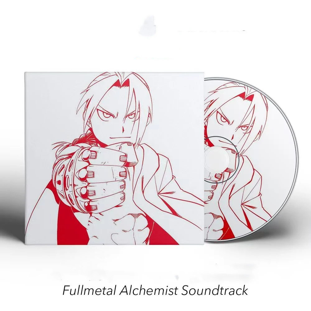 Anime Fullmetal Alchemist Michiru Oshima Music CD Greatest Hits Album 2pcs CD Cosplay Music Record Walkman Car Soundtracks Box