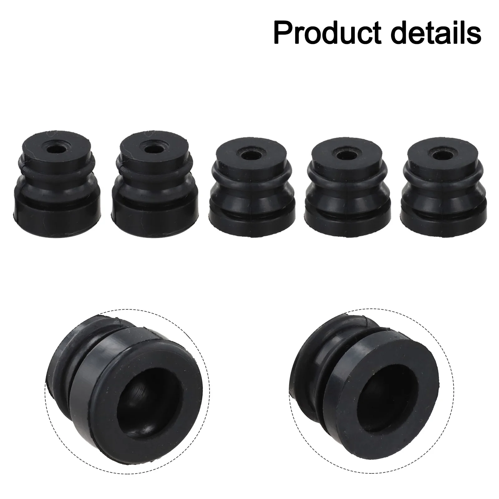 Rubber Damping Pad Kit for Chainsaw with Annular Buffer Suitable for Various Models Including 4500 5200 5800 43cc 45cc