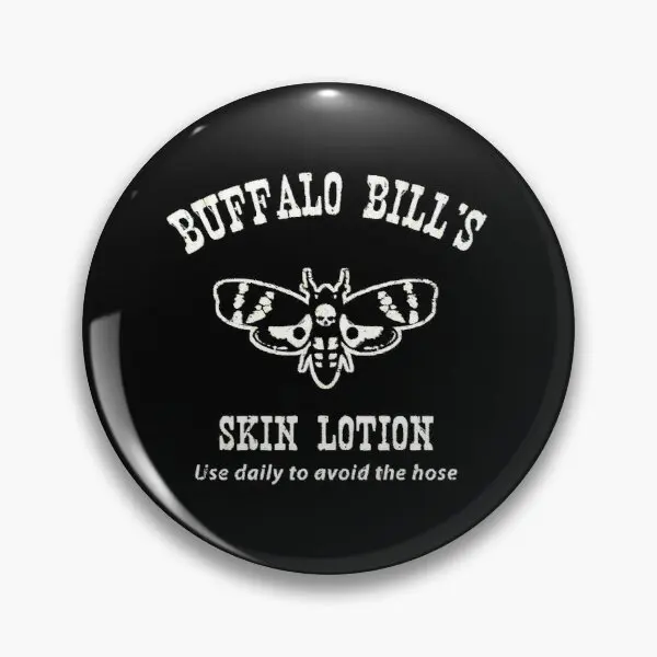 Buffalo Bill Skin Lotion Product  Soft Button Pin Gift Women Brooch Funny Cartoon Hat Collar Clothes Lover Creative Lapel Pin