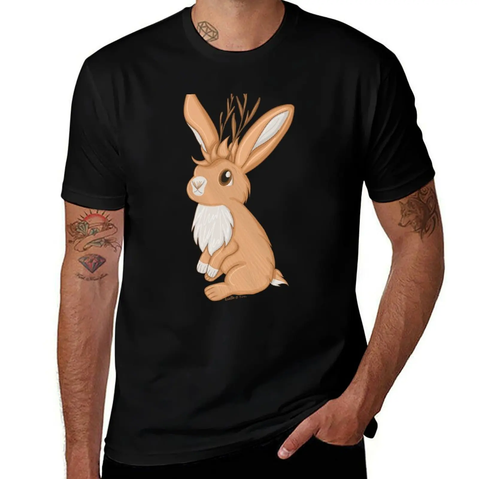

Jackalope T-Shirt man t shirt graphic mens graphic t shirts cotton t shirt pack T-shirt