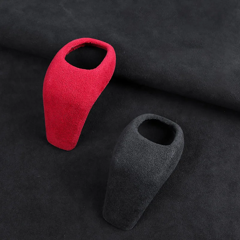 Suede Car Interiors Gear Lever Accessories Stick Shift Handle Cover for BMW X1 2017 2018 2019