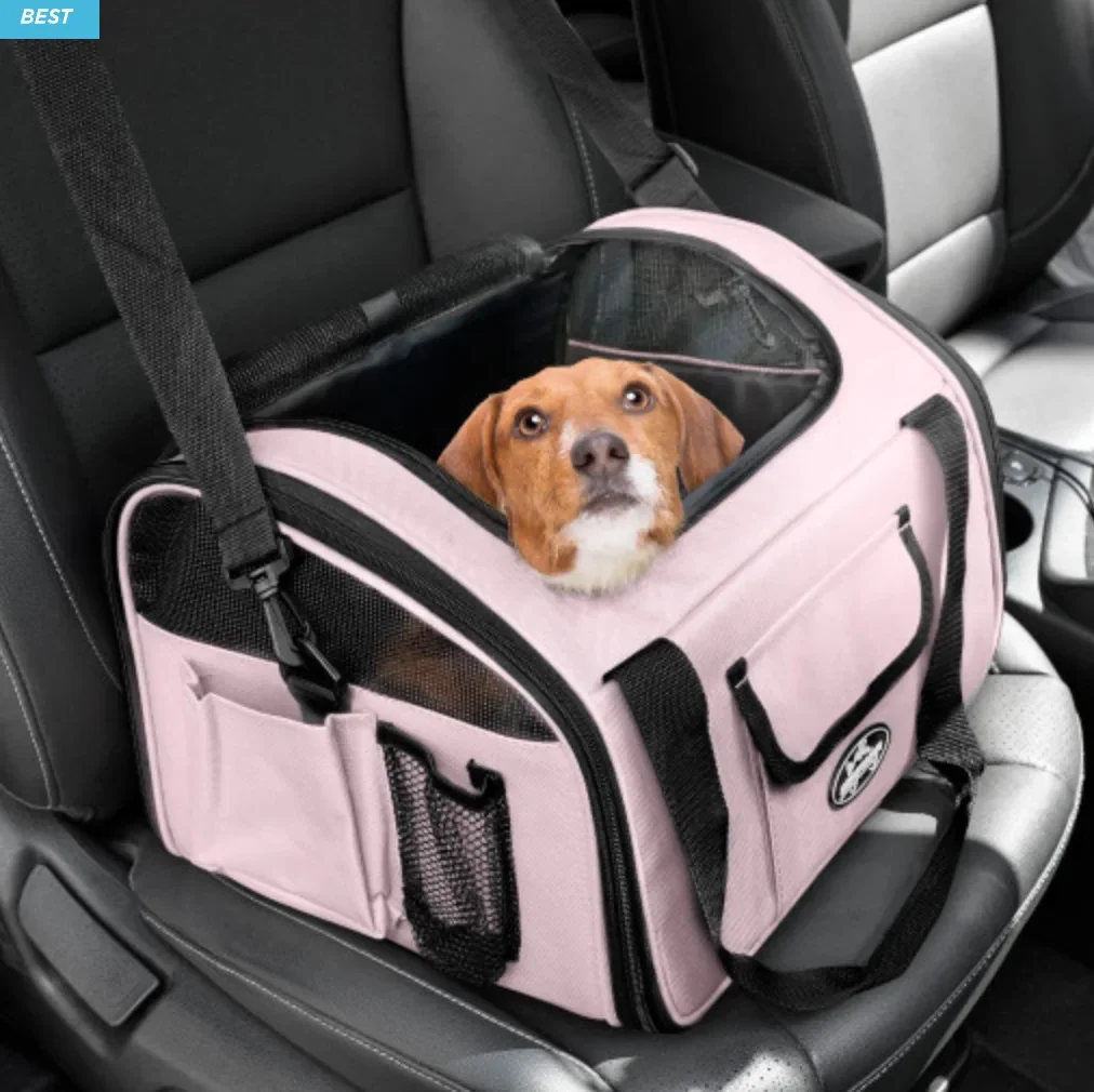 

2024 Cat Travel Bag Multi Purpose Pet Handbag, Dog Car Bag, Pet Aviation Bag, Portable Cat Bag, Shoulder and Crossbody