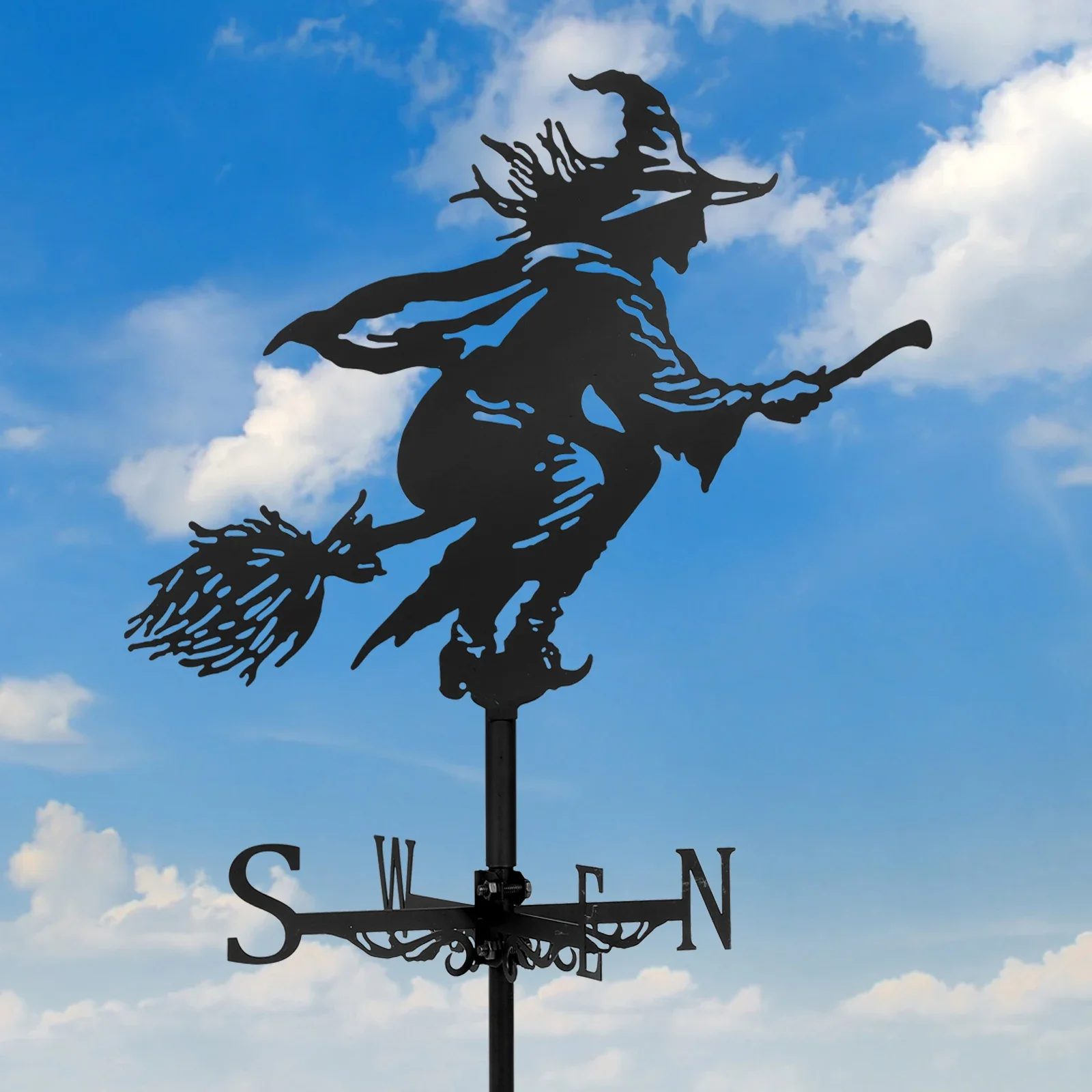 

Witch Weather Vane Roof Weather Vane Yard Garden Barn Ornament Collies Shed Kit Weather Vanes Roofs Dropshipping Tea pet Dolls