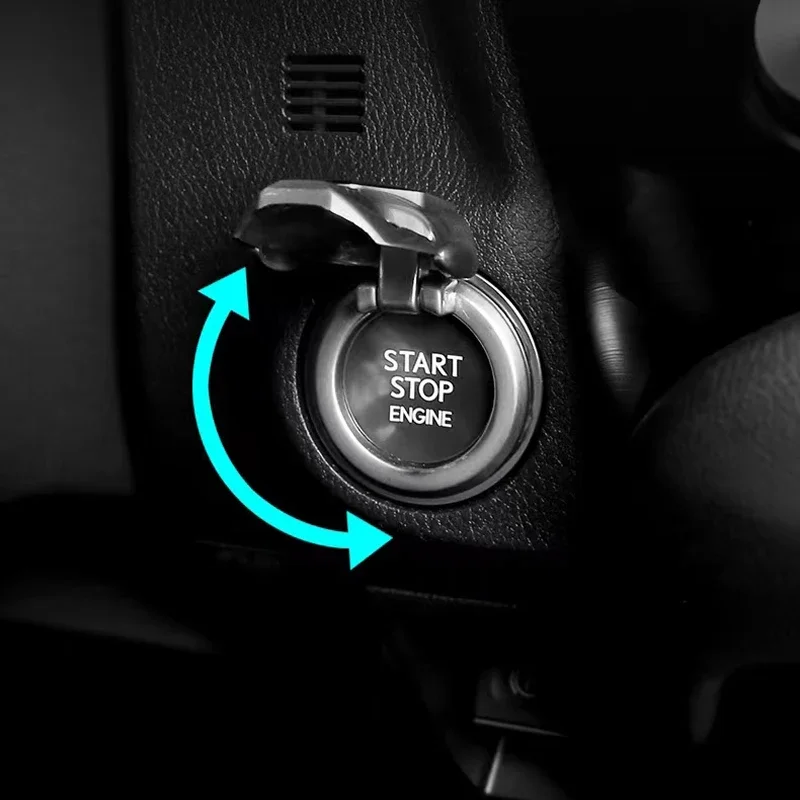 1Pcs Car ONE-CLICK Start Buttons Protective Cover Decor For Volkswagen Golf-7 4 5 6 CC T-ROC Sharan Passat B5 6 7 Polos Tiguan