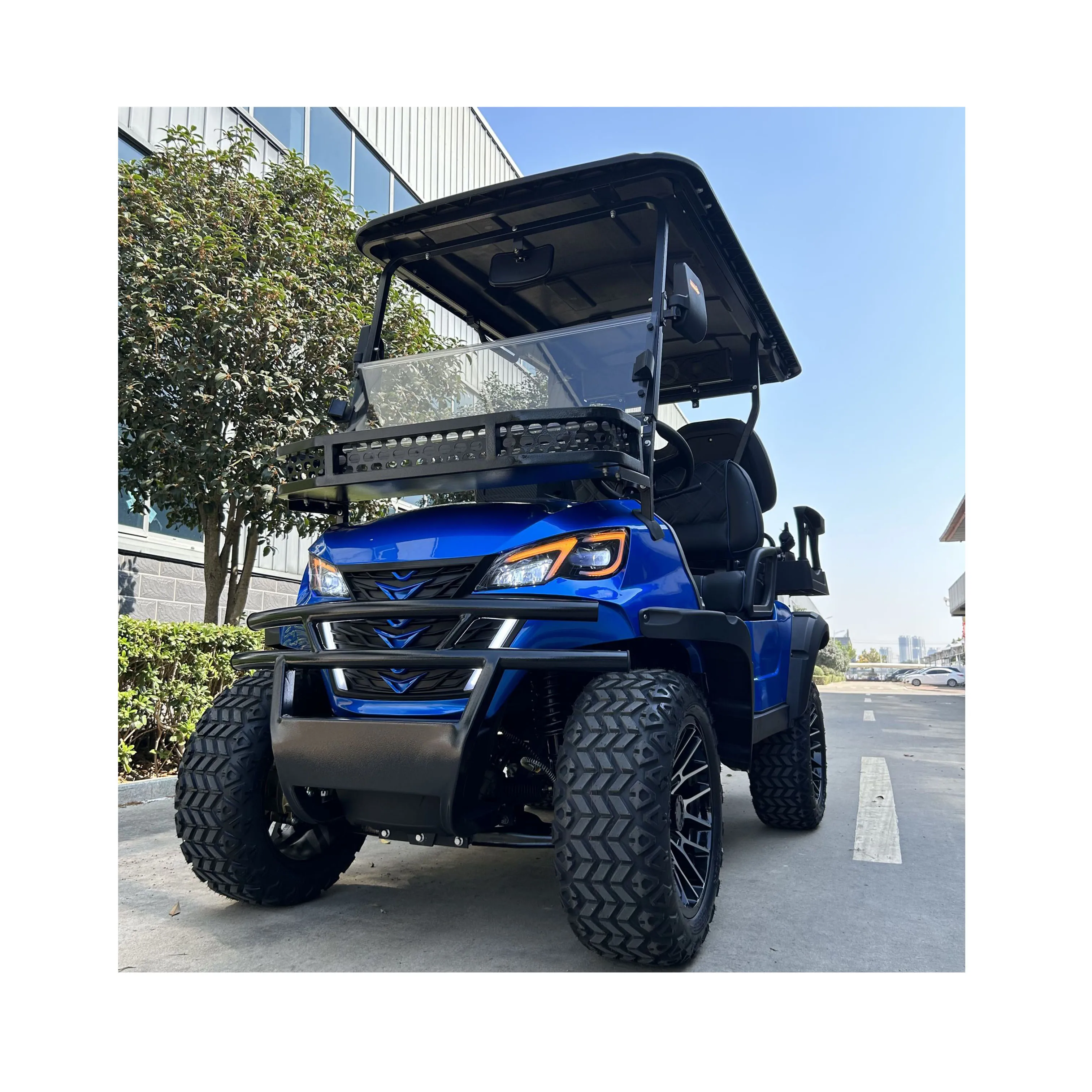 HUAXIN Golf Cart Factory Direct Sales 4 Wheel Drive 4x4 Golf Cart With Folded Back Seat
