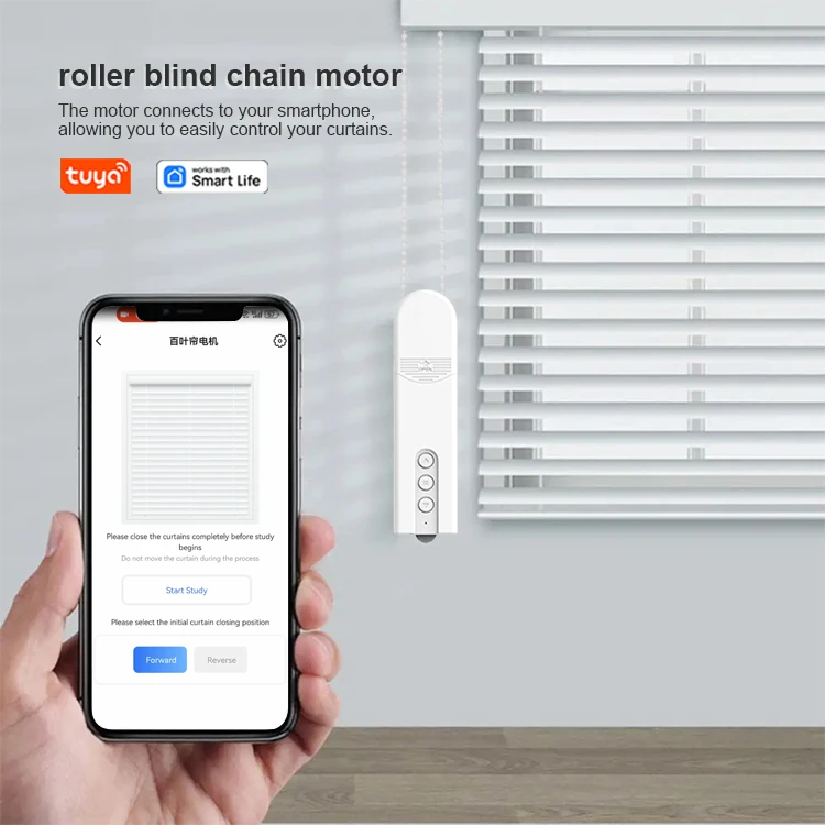 Zigbee Tuya WiFi Bluetooth Smart Electric Curtain Motor Chain Roller Shutter DIY Electric Shutter Drive Solar Panel Google Home