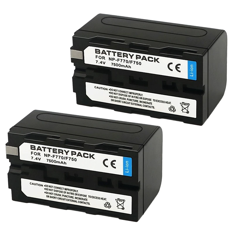 NP-F750 NPF750 NP F750 F730 F770 7500mAH Bateria do Sony NP F960 F970 NP-F770 F550 CCD-TRV58 TRV110K TRV26E HVR-Z1 V1J z1