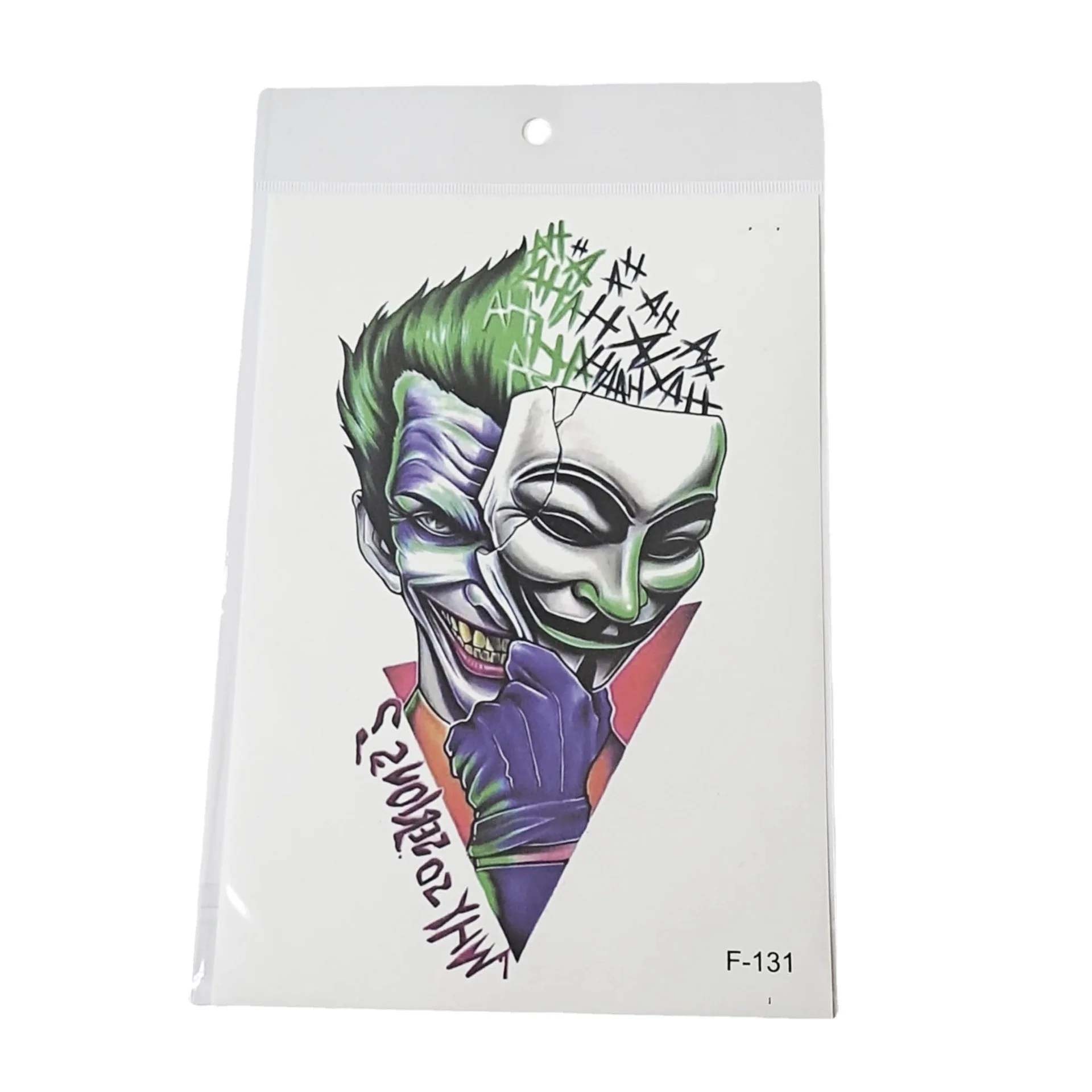 Waterdichte Tijdelijke Tattoo Sticker Getrokken Zon Wukong Flash Tattoos Joker Body Art Arm Nep Tatoo Body Art Nep Tatto Stickers