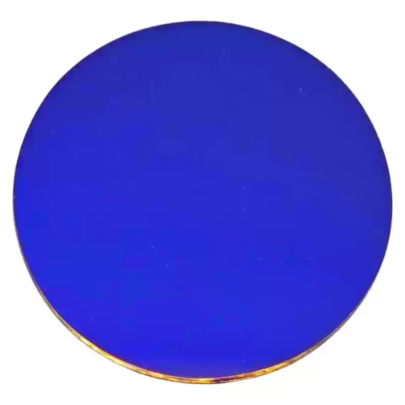450nm Narrowband Optical Filter High Blue Transmittance Thin Film Coating Blocks Other Spectral Bands Square Round Size
