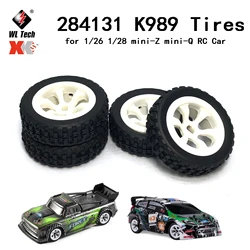 Original Wltoys XK K989-49 K989-53 Wheel Rim Hub with Tire Tyre for 284131 K969 K979 K989 K999 P929 P939 1/28 RC Car Spare Parts