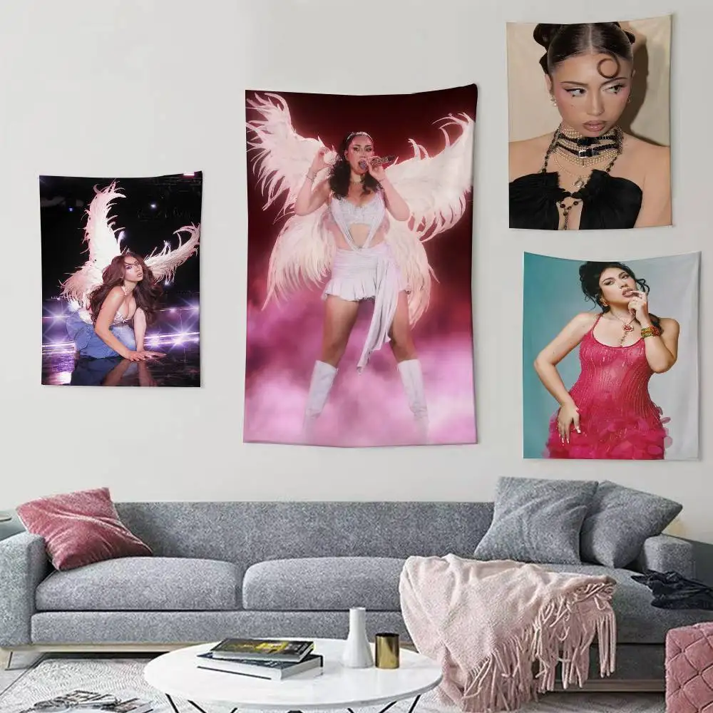 Singer Kali Uchis Flags Wall Hanging Background Art Banner for Bedroom Home Outdoor Decor