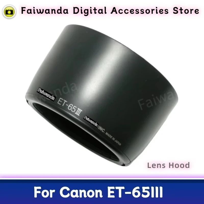 

New Original Genuine Front Lens Hood ET-65III For Canon EF85/f1.8 EF100/f2 EF100-300/f4.5-5.6 EF135/f2.8 Lens (58mm)