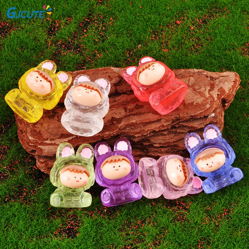 High Quality 5pcs/lot Colorful Rabbit Series Blind Box Figure Desktop Ornament Girl Gift Toys Guess Bag