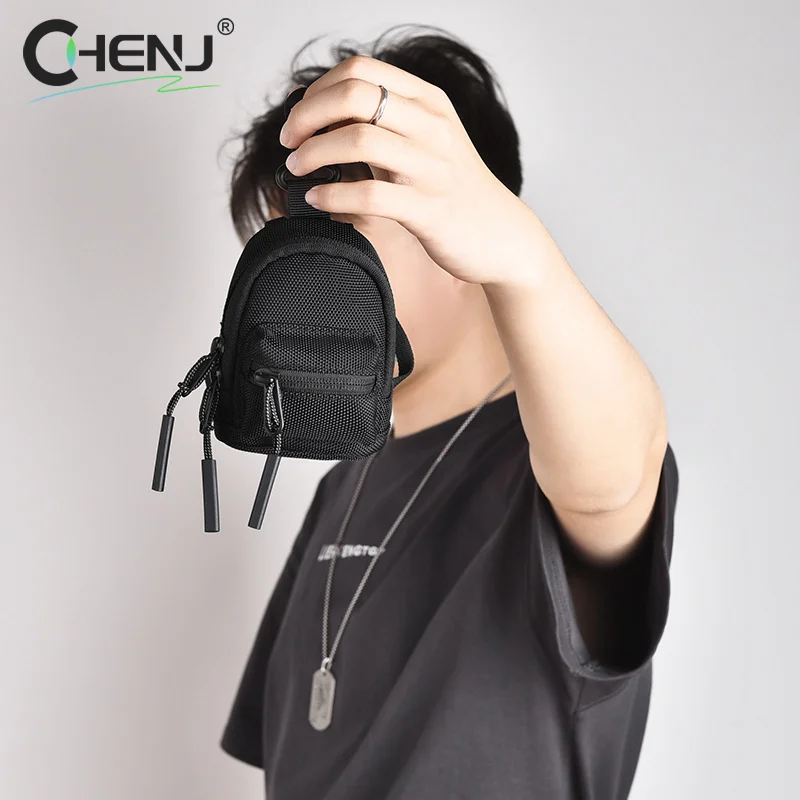 New Mini Pendant Bag Key Headset Card Storage Bag Men Travel Backpack Small Chest Bag Travel Handbag Wallet For Women