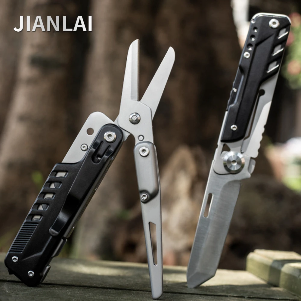 Multitool Plier tool Cable Wire Cutter Folding Plier Outdoor Camping Multitool Pocket Mini Portable Folding Pliers HandTools