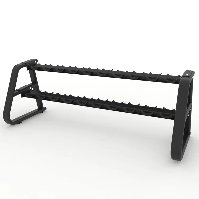 Double And Three Layer Dumbbell Rack For Commercial Gym, Frame For Indoor Fitness Space Daily Organization