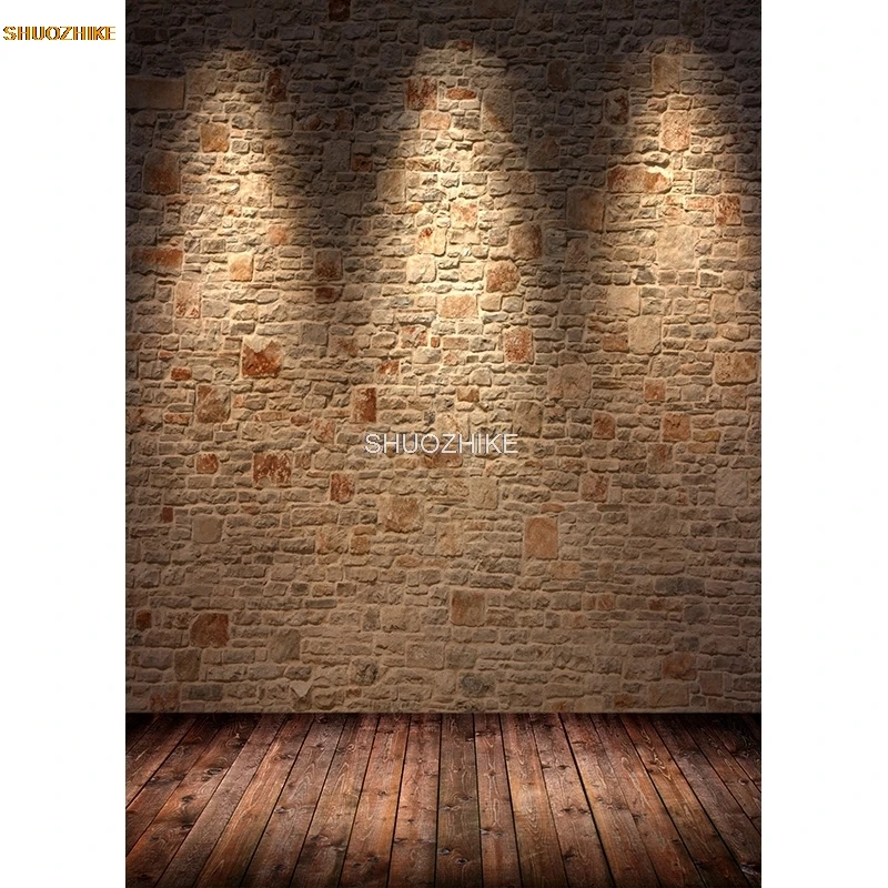 SHUOZHIKE Digital Photography Backdrops Vintage Brick Wall Theme Photo Background Studio Prop ZZQQ-05 - Image 4