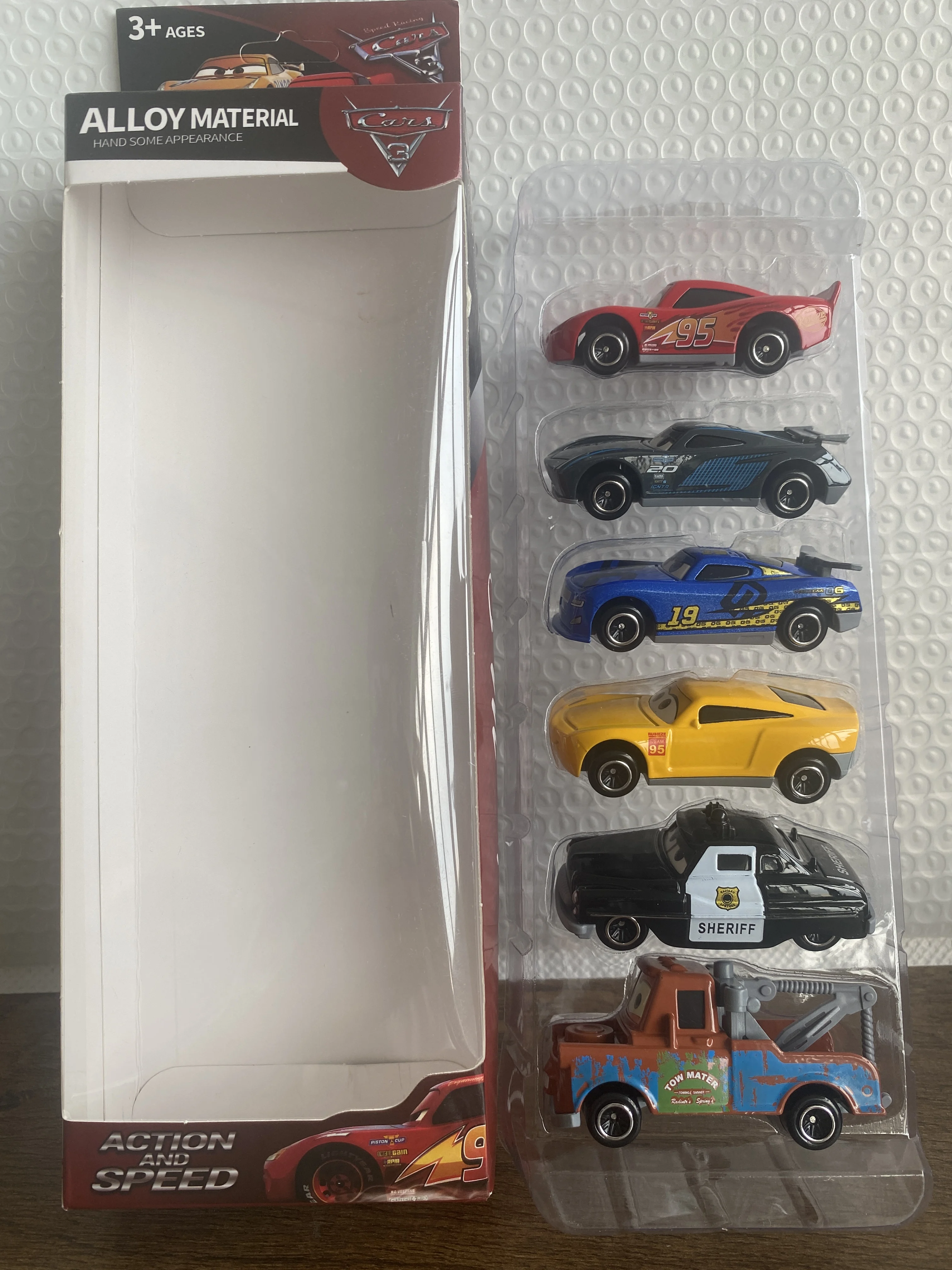 6 قطعة سيارات ديزني بيكسار 3 2 لعبة الإنزلاق سيارة صغيرة جاكسون العاصفة البرق ماكوين ماتر كروز راميريز مجموعة الأطفال هدية عيد ميلاد