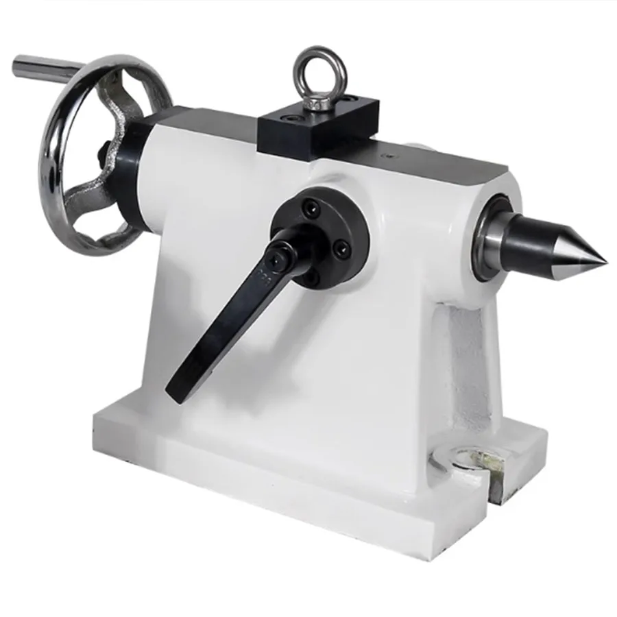 NEW-Four axis tailstock indexing head heavy-duty fast instrument lathe manual rotation tailstock CNC pointed needle