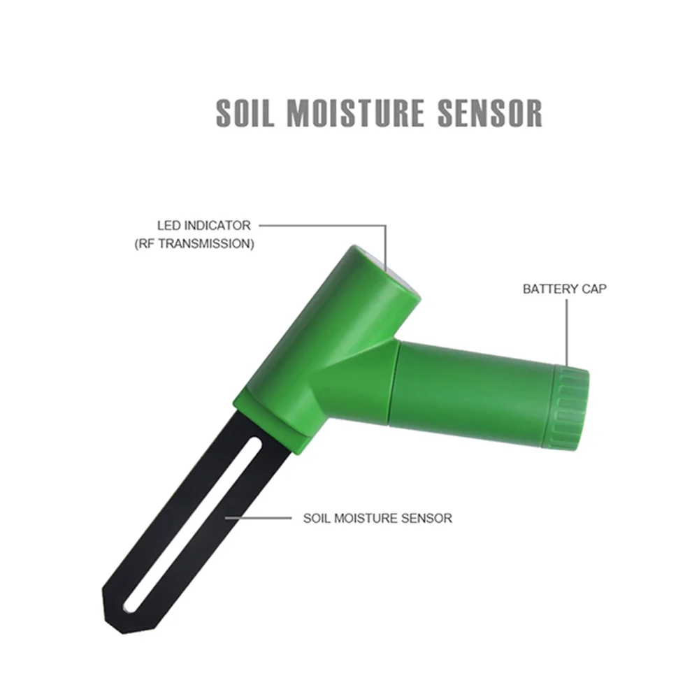 Imagem -06 - Testador de Umidade do Solo sem Fio Higrômetro Tempo com Exibição Estufa Planta de Jardim Monitor Sensor 433mhz