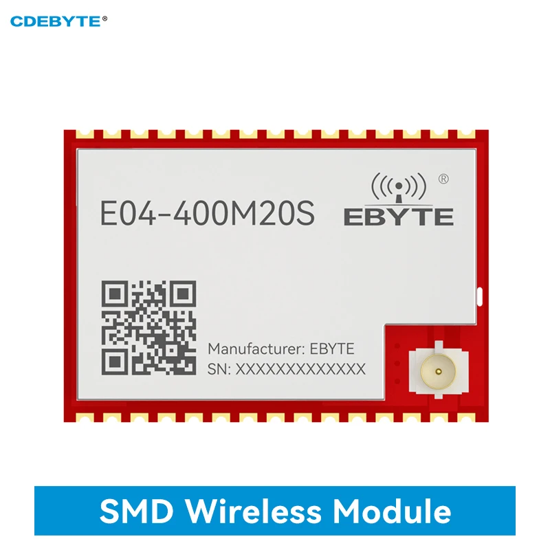 Módulo sem fio 433MHz STM32WL33 Transceptor RF CDEBYTE E04-400M20S SoC Baixo consumo de energia 3.5KM 20dBm Módulo SMD de tamanho pequeno