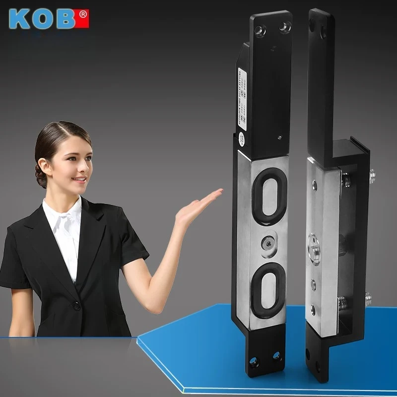 Fechadura Eletromagnética KOB Shear 1000KG Estilo Europeu para Controle de Acesso 12V/24V Fechadura Magnética de Sucção para Porta Única