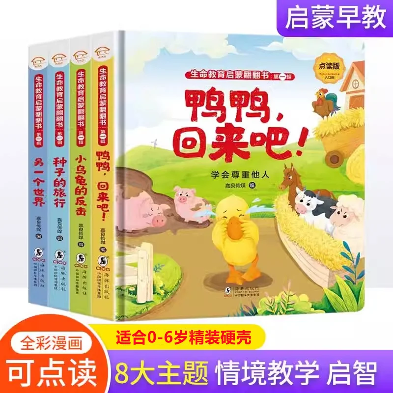 

Life Education Early childhood Education Enlightenment flip book picture book for children 2-5 years old