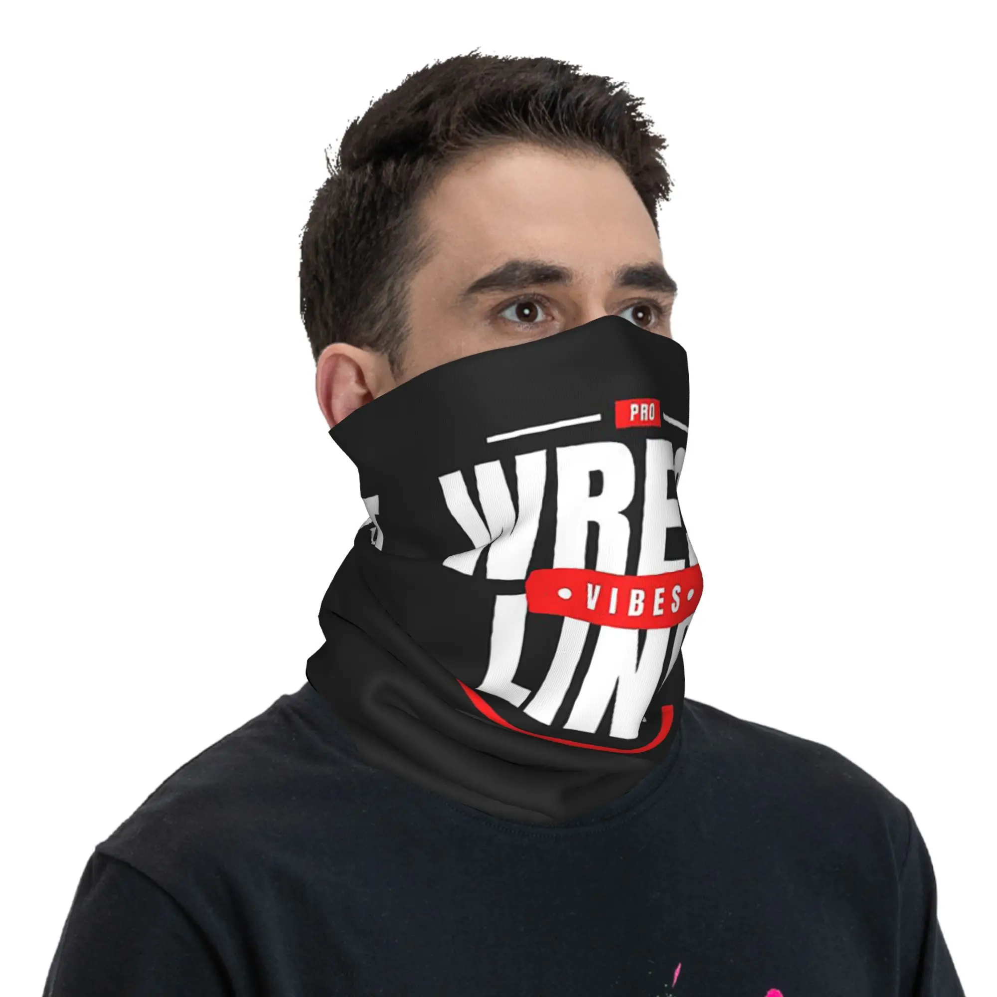Pro wrestling vibes Bandana cuello polaina máscara impresa bufanda multiusos ciclismo bufanda deportes al aire libre Unisex adulto transpirable