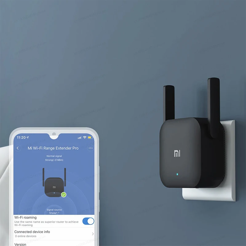XIAOMI MIJIA nouvel amplificateur WiFi Pro, 300M 2.4G répéteur d'extension de réseau prolongateur de puissance Roteador, 2 antennes, pour Mi routeur Wi-Fi