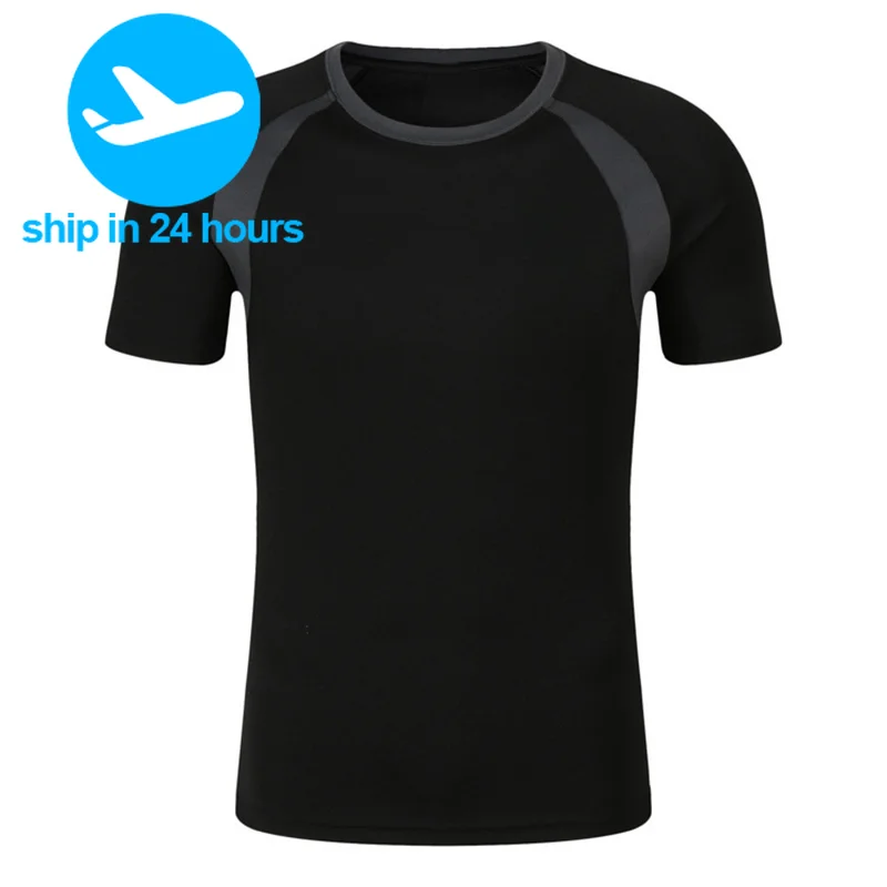 Short Sleeve Fishing Clothings Men Summer Black Cotton Fishing T Shirt Breathable Outdoor Sports