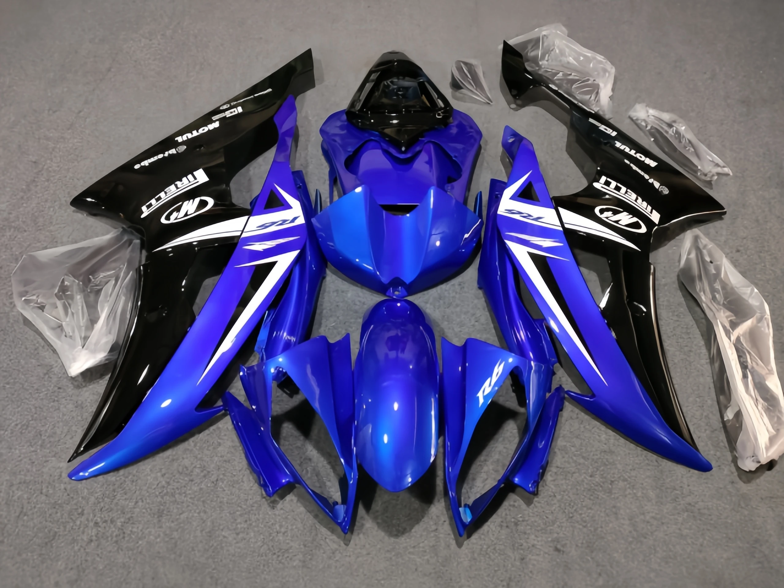 High Quality Complete Flow Motorcycle Parts YZF R6 08-16 years  ABS Plastic Fairing Kit