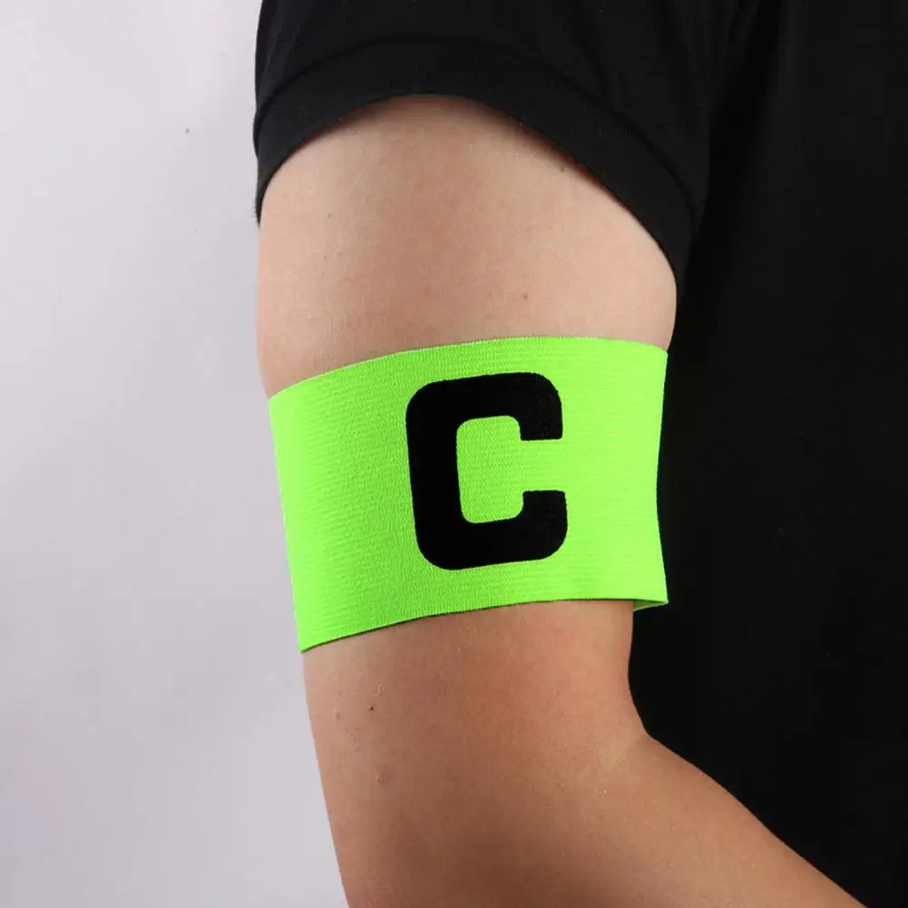 Football Captain Armband Captain Arm Band Bracelet Adjustable Football Leader Competition Bright Armband Soccer Gift Match H4B6