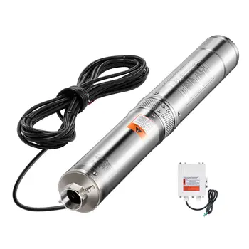 SucceBuy 深井潛水泵 1馬力/1.5馬力/2馬力 輸出功率 230伏/115伏 流量 31.7加侖/分鐘 適用於工業灌溉和家庭使用 10 最佳銷售 水井泵 - №1