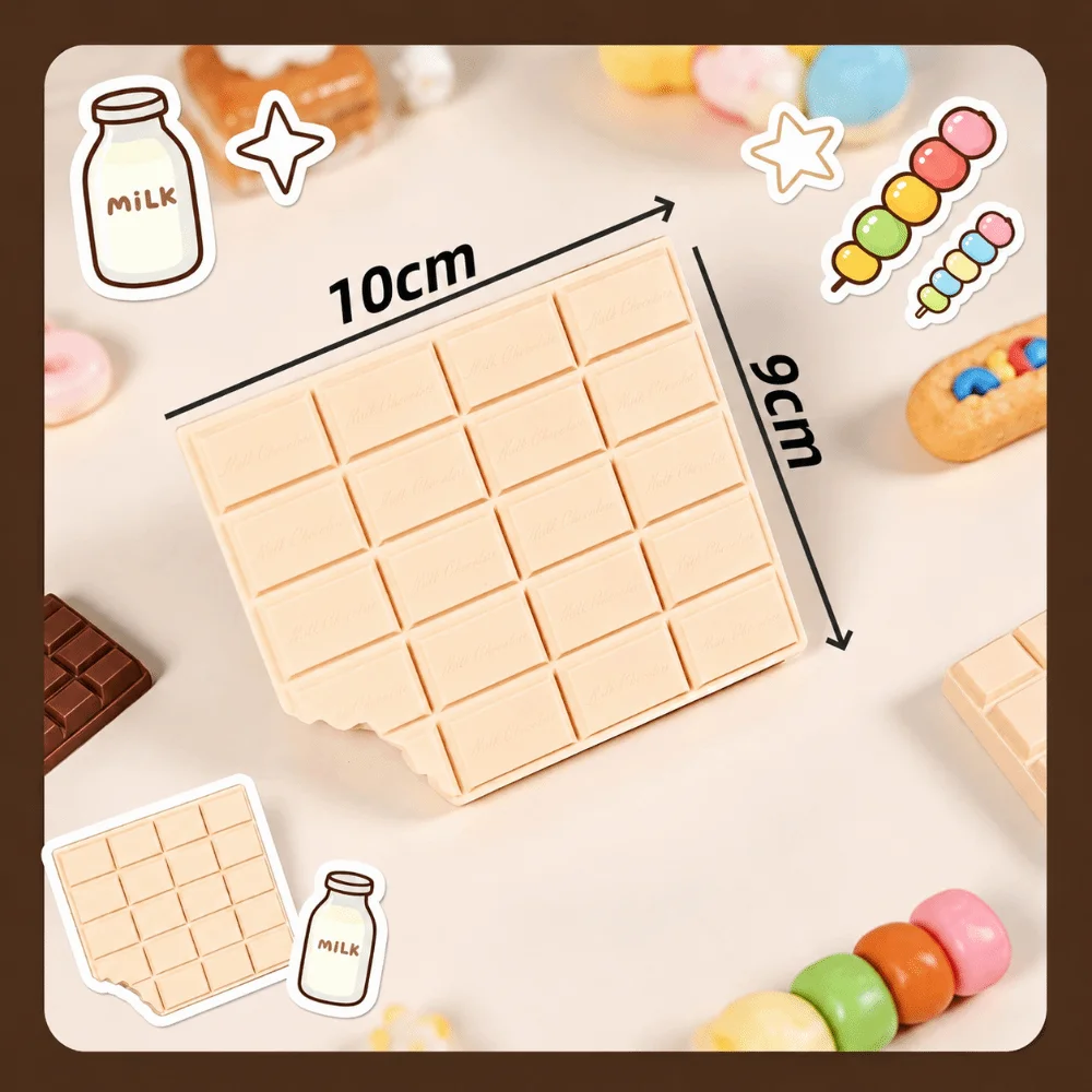 Durable Chocolate/Cookie Shape Notebook with Scent Blank Inner Pagers Notepad Chocolate Shape Notepad Gift