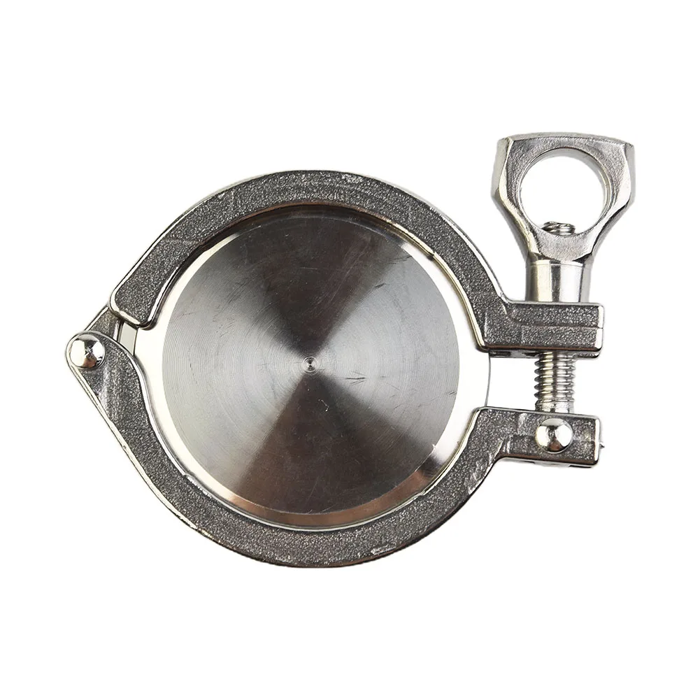 Efficient Fluid Handling with the Complete Stainless Steel 304 Sanitary Tri Clamp Set including End Cap & Ferules