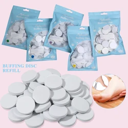 Nail Buffing Disc Sponge Block For Electric File Accessory Smooth Pad Refill Manicure Pedicure Foot Calluses Removing Tool