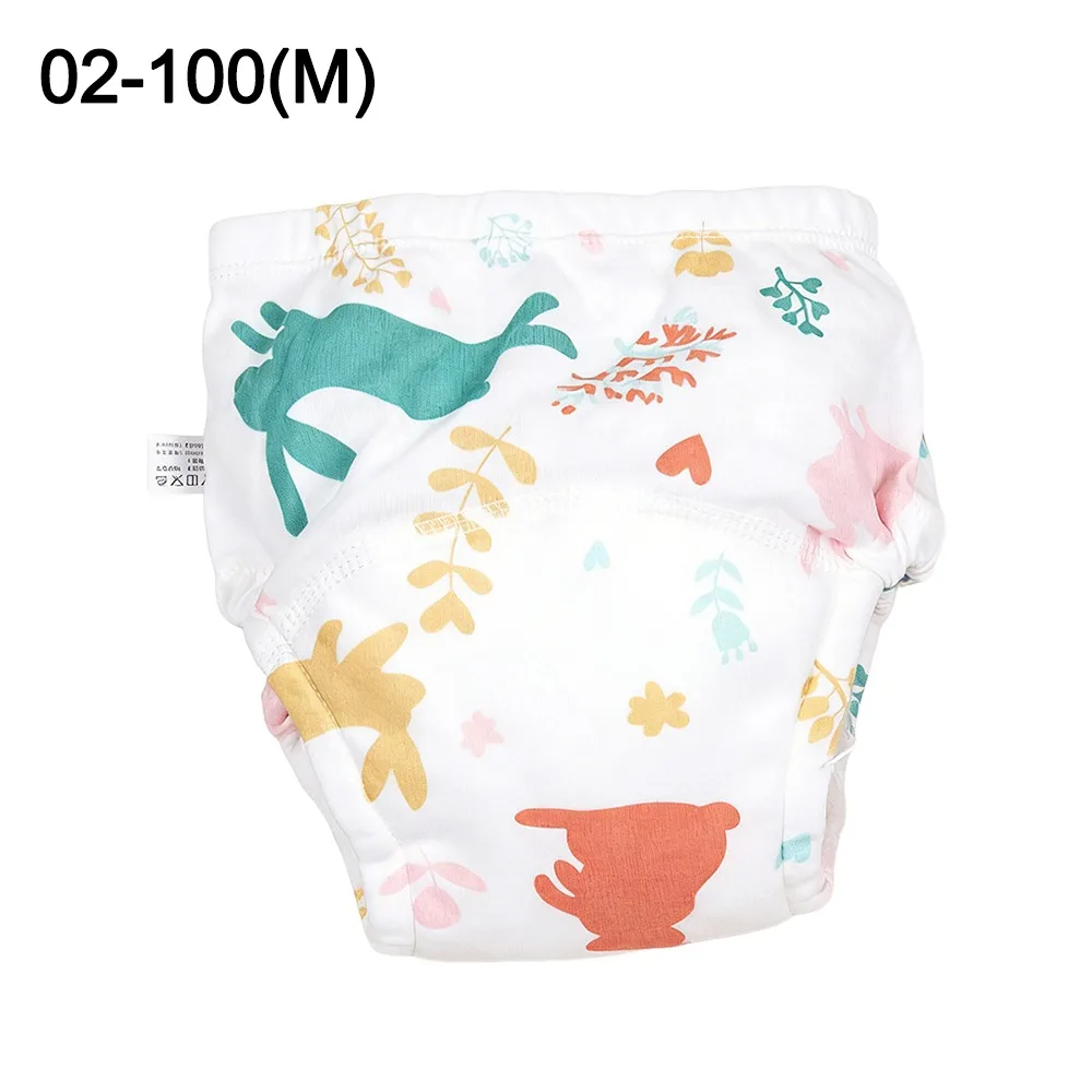 Comfortable Cotton Training Pants Waterproof Leakproof Washable Diaper Absorbent Breathable Reusable Nappies for Boys Girls
