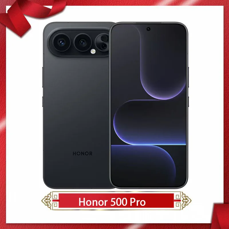 Новая китайская версия мобильного телефона Honor 500 Pro Snapdragon8 Elite 6,55 дюймов AMOLED 120 Гц 8000 мАч 80 Вт супер зарядное устройство 200 МП NFC OTA