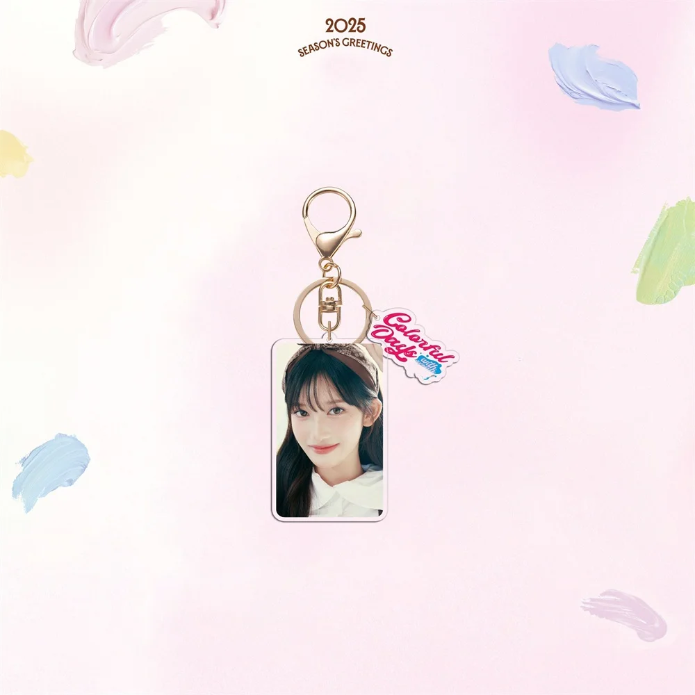 KPOP-Porte-clés de vministériels x en acrylique, 2025 saisons, pendentif Wonyoung REI LIZ Yujin Leesbones, accessoires de sac, ensemble de 2 pièces