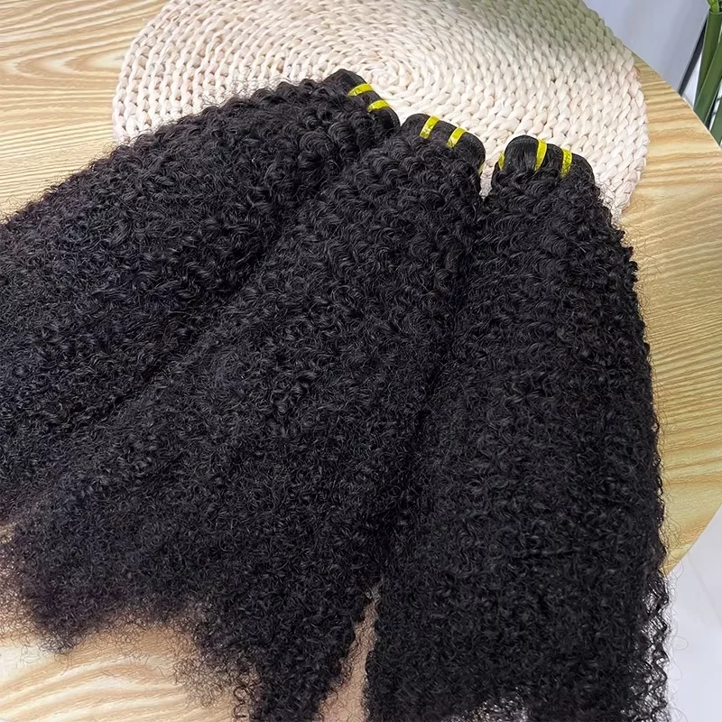 

Необработанные бирманские вьющиеся мягкие бразильские кудрявые кудри, наращивание человеческих волос, необработанные волосы, 100% девственные пучки волос 4c, двойной уток