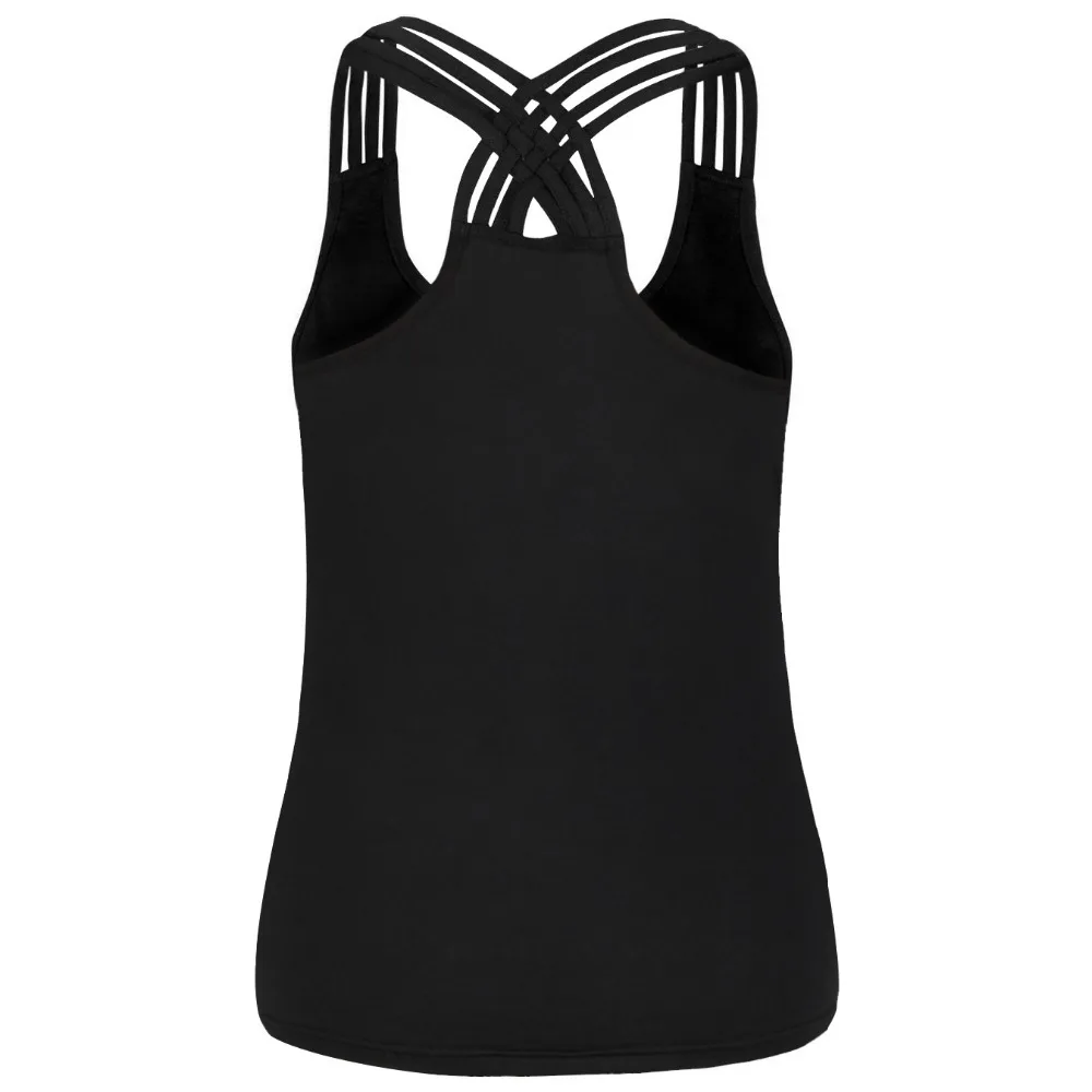 Women Sport Vest 3D Print Quick Dry Yoga Shirts Running Sleeveless T-shirt Cross Straps Fitness Top Gym Workout Tank Tops Female