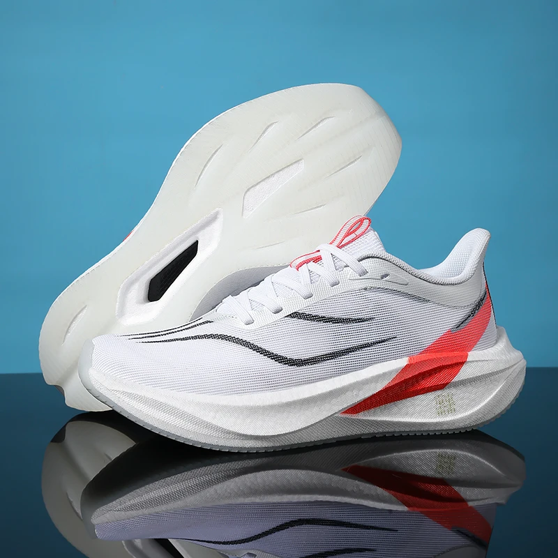 

2025 Men's Autumn Shoes Bestseller - Breathable Mesh Running Shoes, Carbon Plate Speed Training, Cushioned Anti-Slip Hiking, One