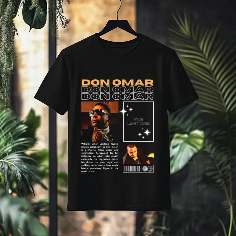 Don Omar Reggaeton Tour camiseta para S 3XL s hombres y mujeres