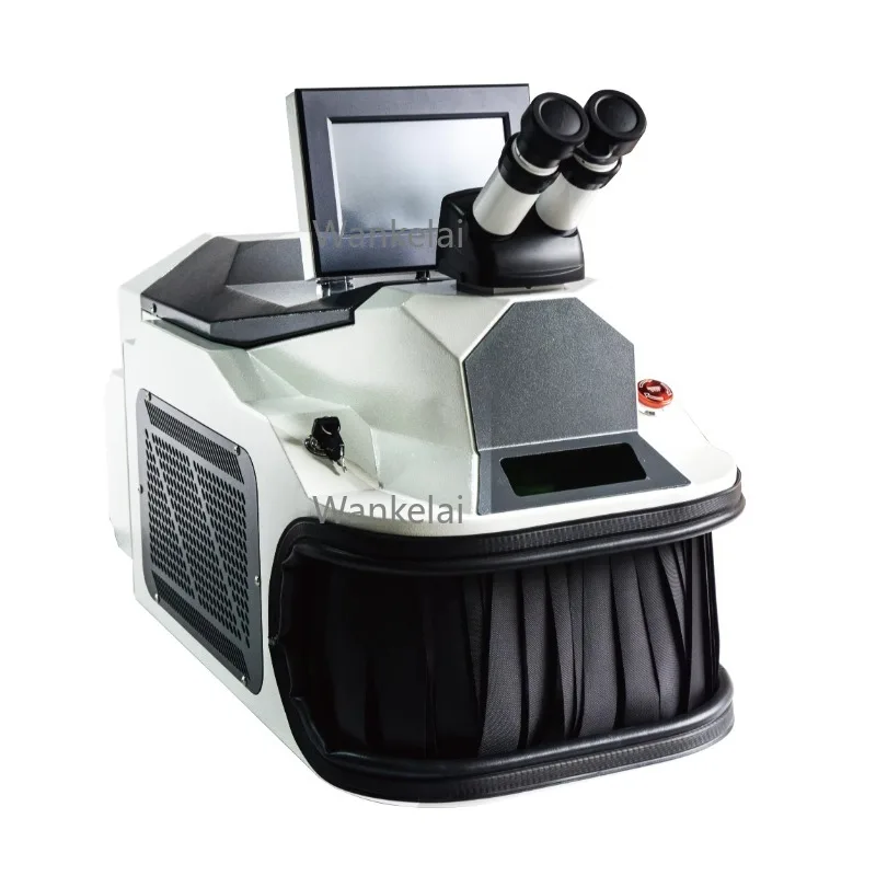 200W Portable Benchtop Laser Welding Machine with Microscope And Camera Screen Precision Welding Italy Shape