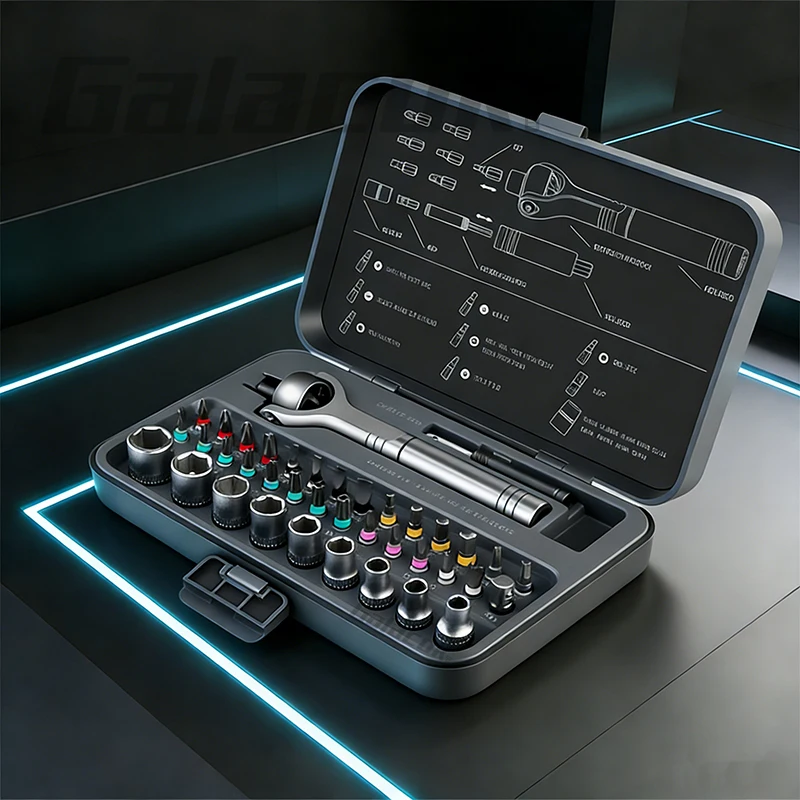 

Многофункциональный набор отверток с трещоткой 40 в 1 с магнитными насадками – мини-набор инструментов для ремонта ПК, iPhone, домашнего использования