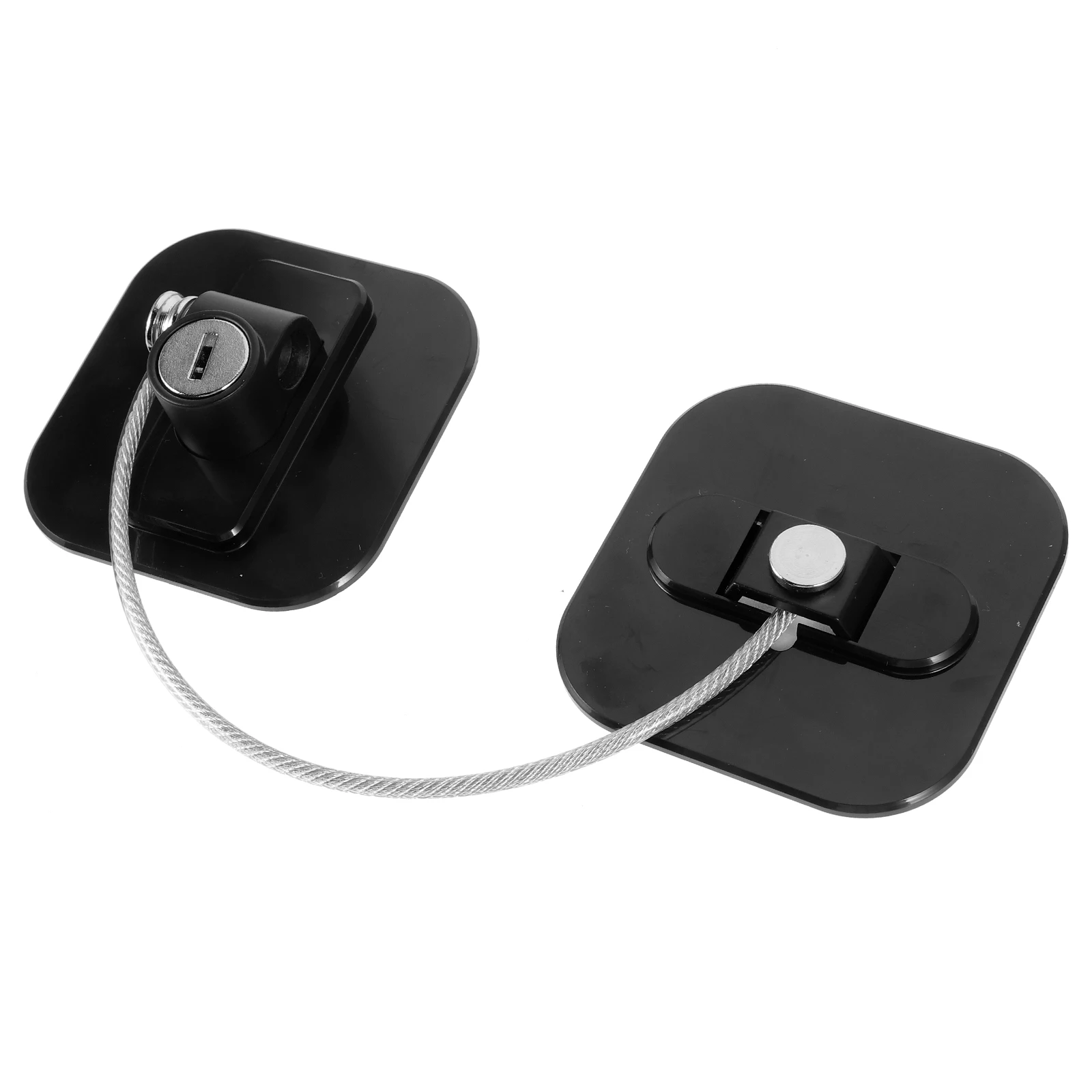 

Refrigerator Safety Lock for Freezer Locks Fridge Security Door Square Cabinet Black Baby