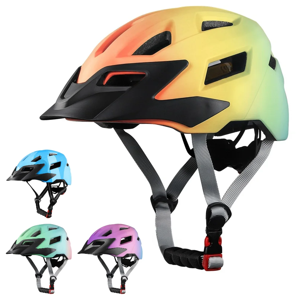 

Kids Bike Helmet Removable Visor Children Boys Girls Safety Caps Protective Gear for Balance Bike Roller Scooter Cycling Helmets