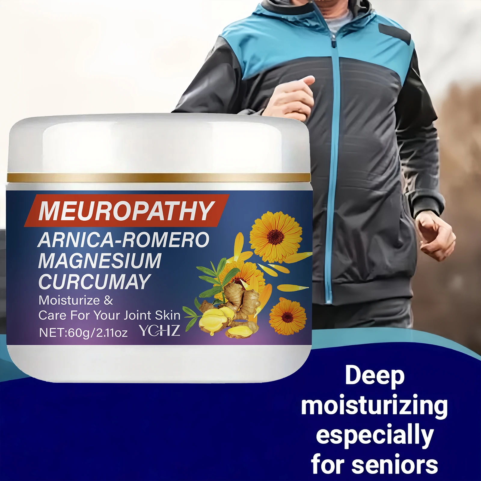 This Body Muscle Care Cream Contains Magnesium, Camellia, and Provides Deep Hydration, with Hyaluronic Acid, Lavender, and Vitamin E